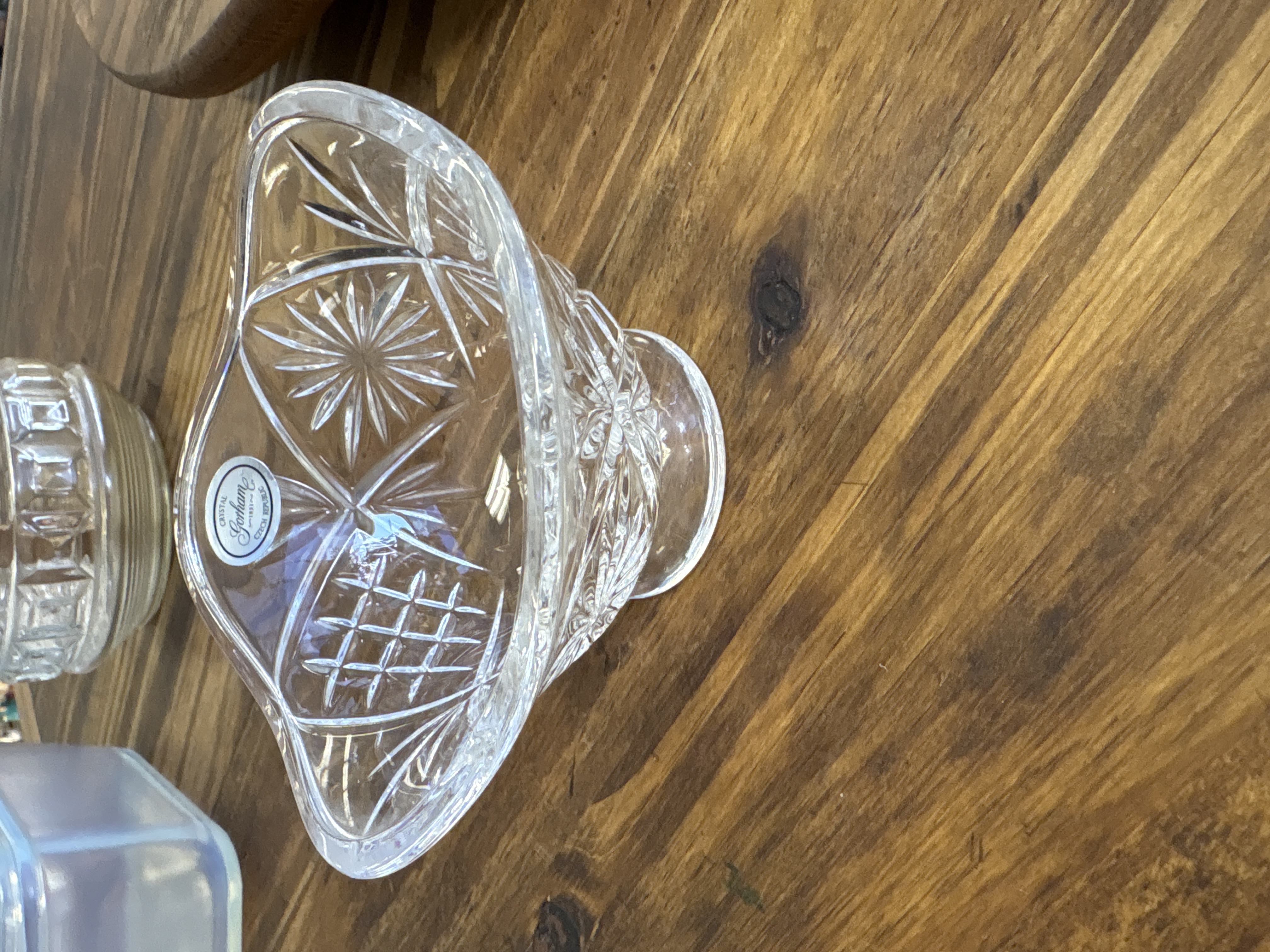 Gorham Czech Glass Crystal Bowl