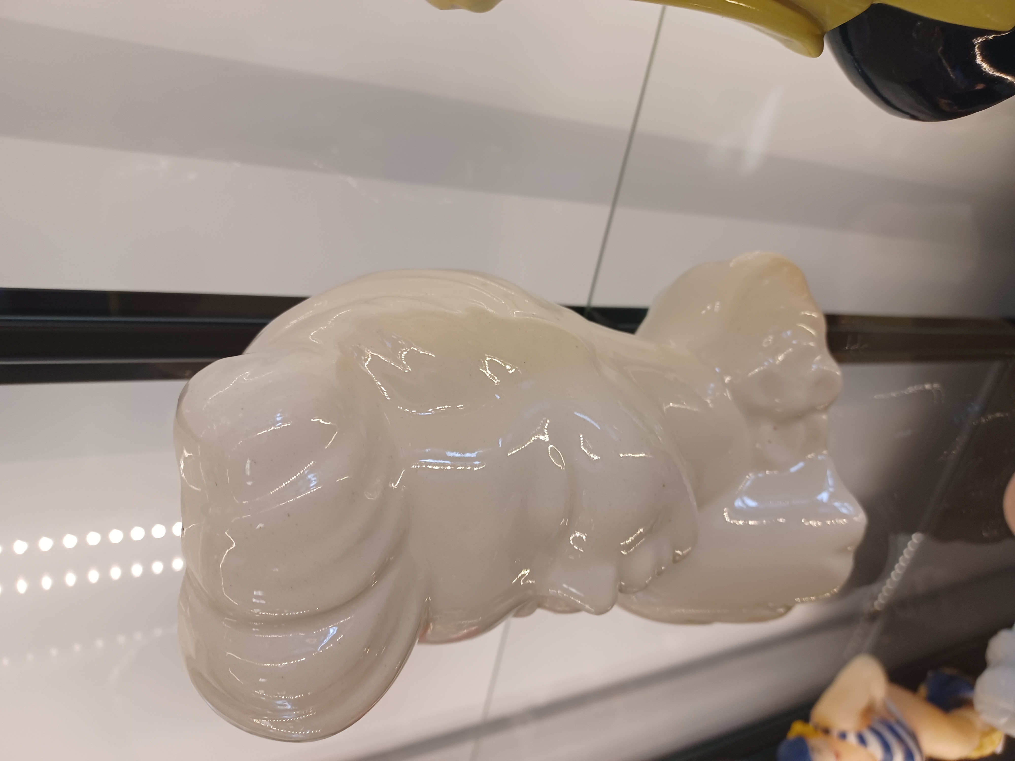 All White Head Vase