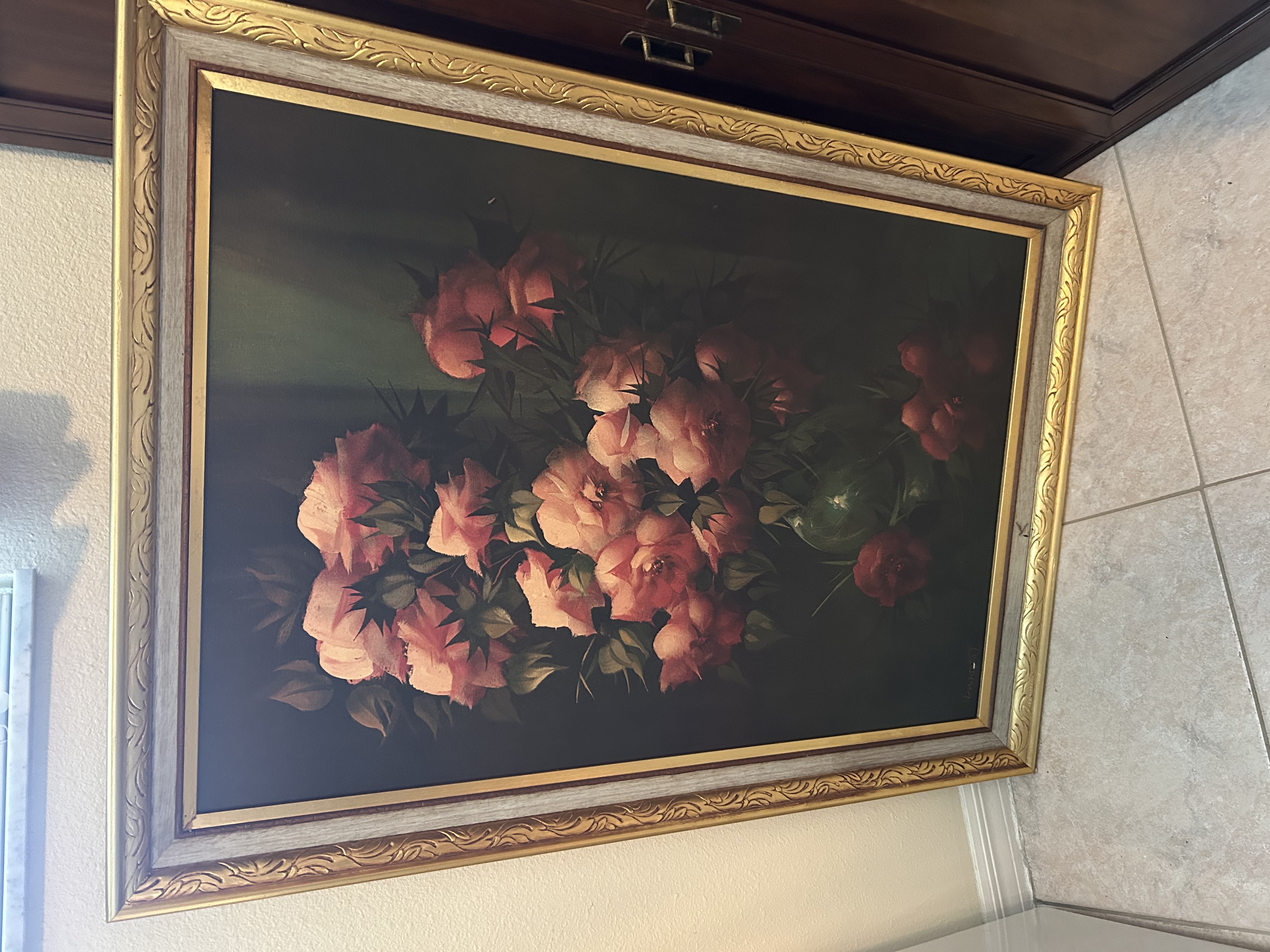 Vtg Lamont oil painting - signed