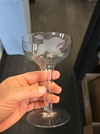 Champagne glass ducks