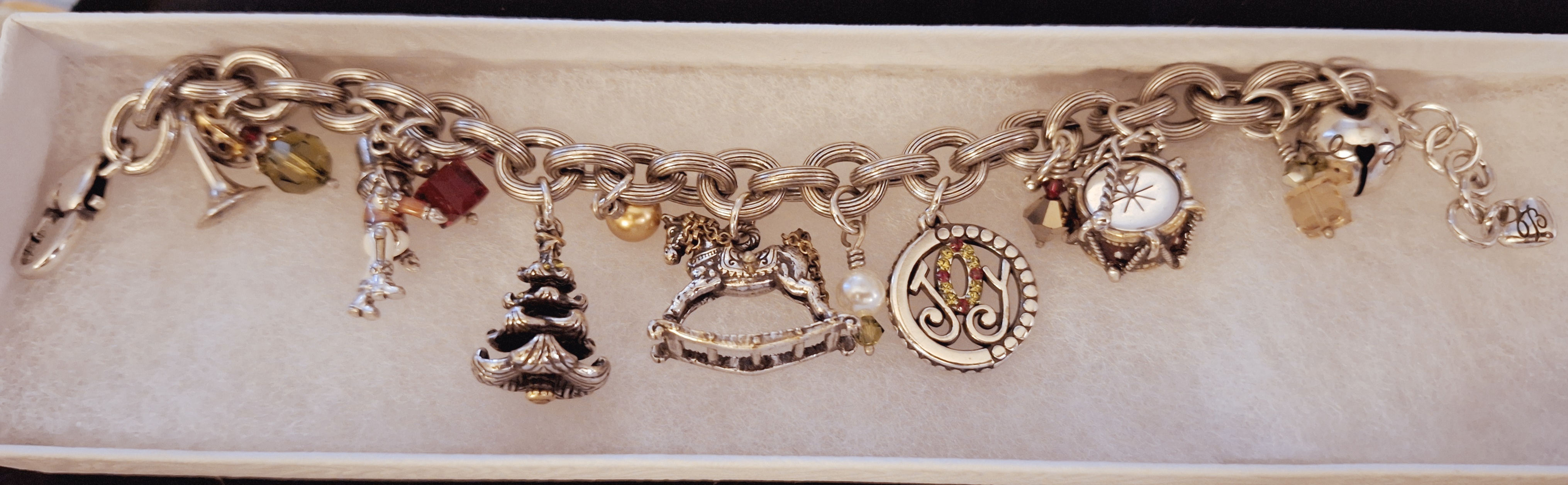 Brighton Christmas Joy Charm Bracelet