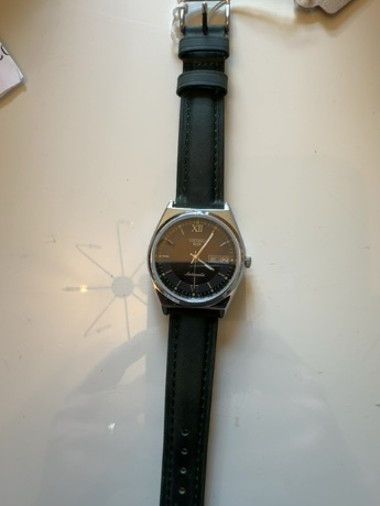 Vintage refurbished Seiko 5 automatic watch