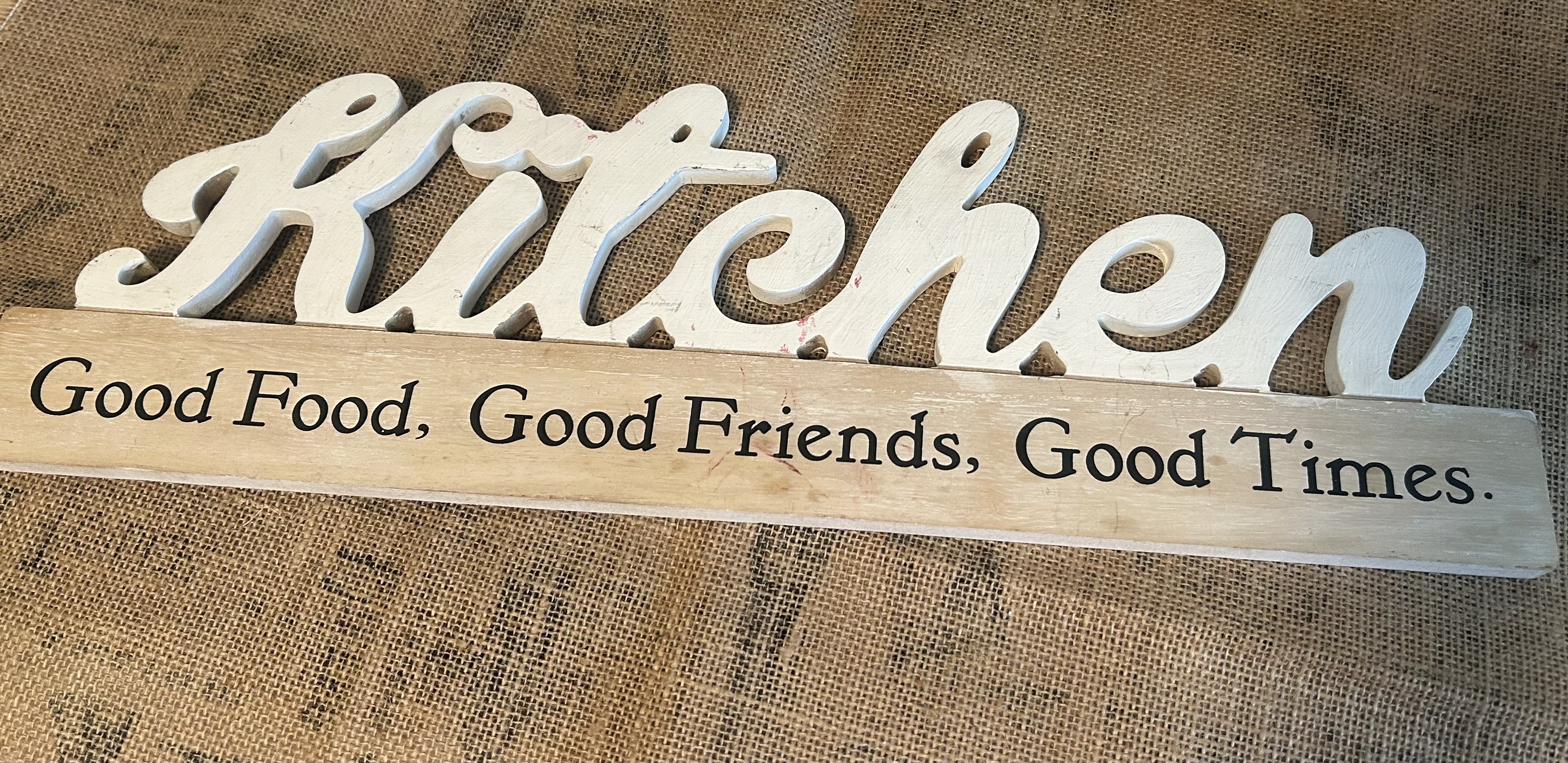 Kitchen sign