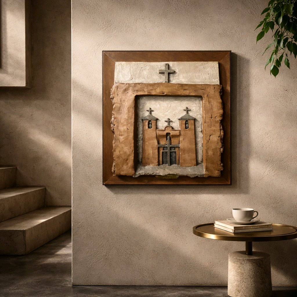 Taos Mission by Philip Vickers