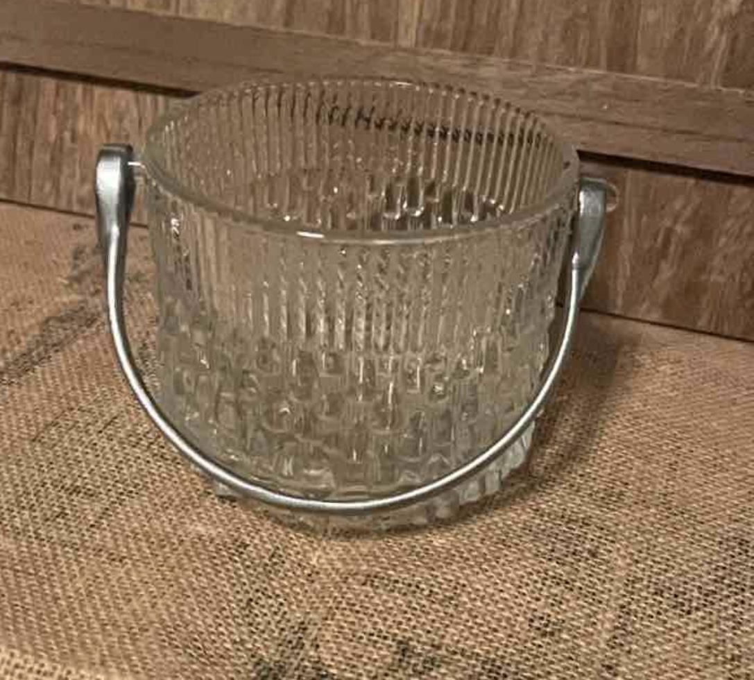 VTG Teleflora France -Glass Ice Bucket