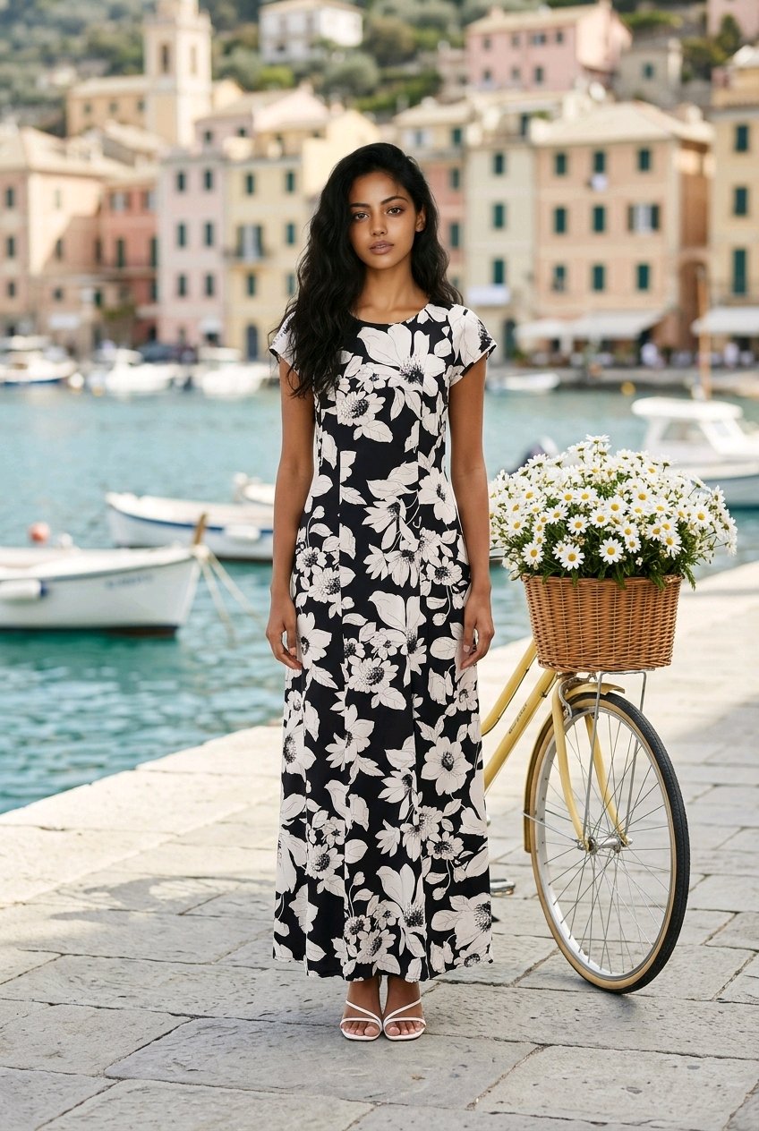 Paradise Hawaii Vintage Maxi Dress