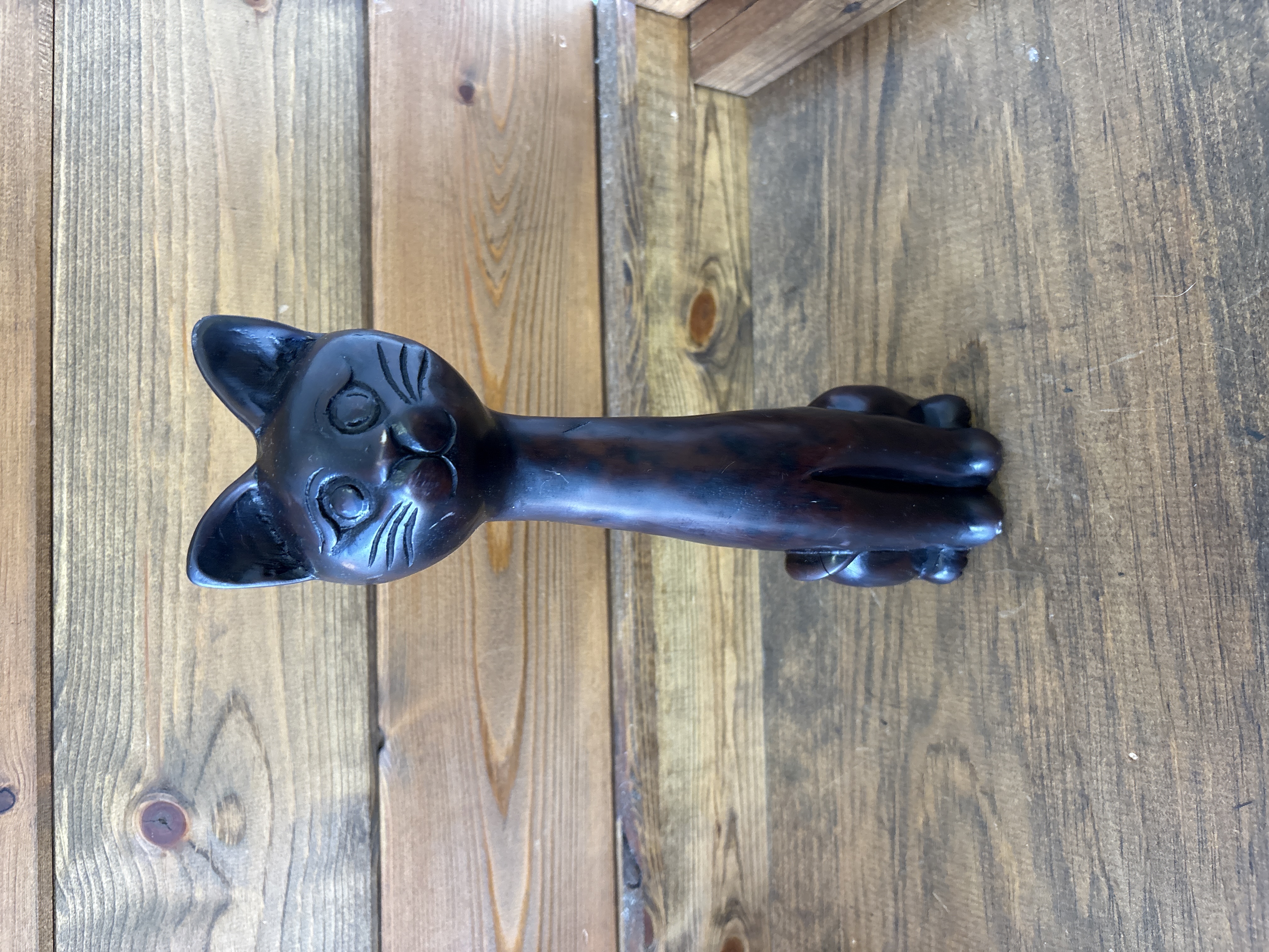 Vintage Solid Wood Cat