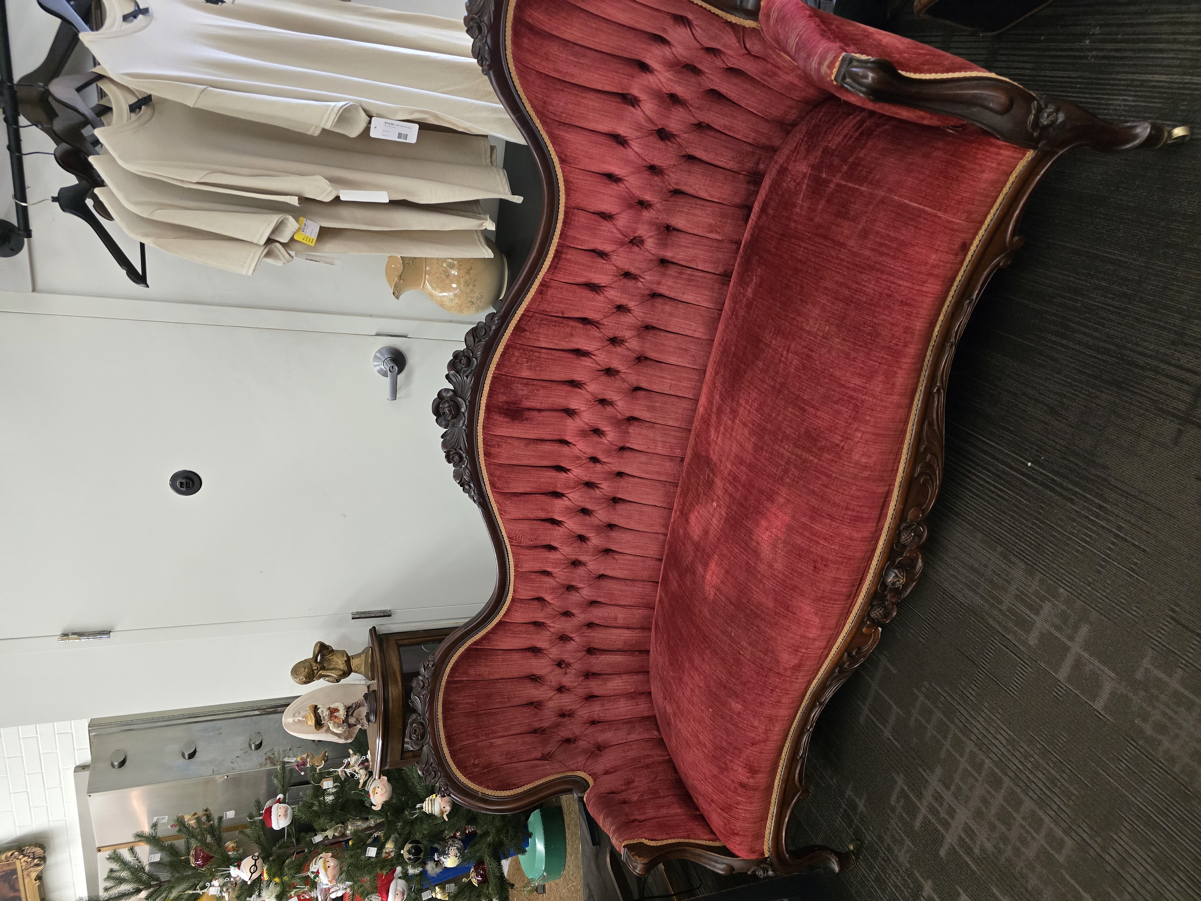Victorian parlor sofa