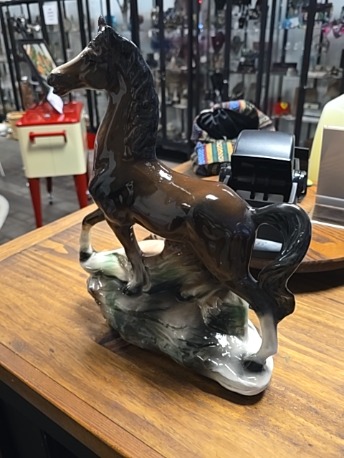 Lane & Co, Stallion Ceramic TV Lamp 1958