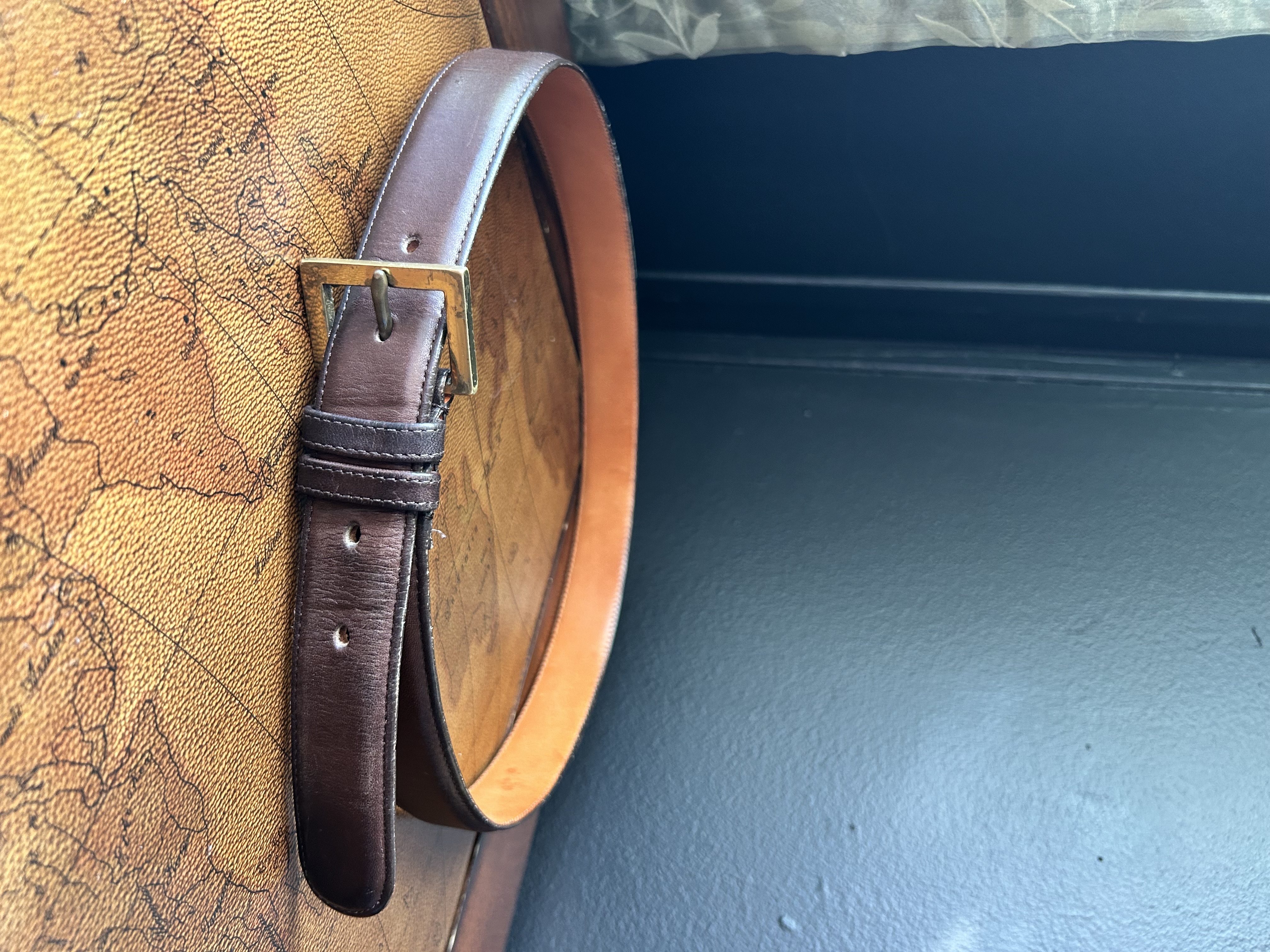 Vintage Coach leather belt is made in New York City