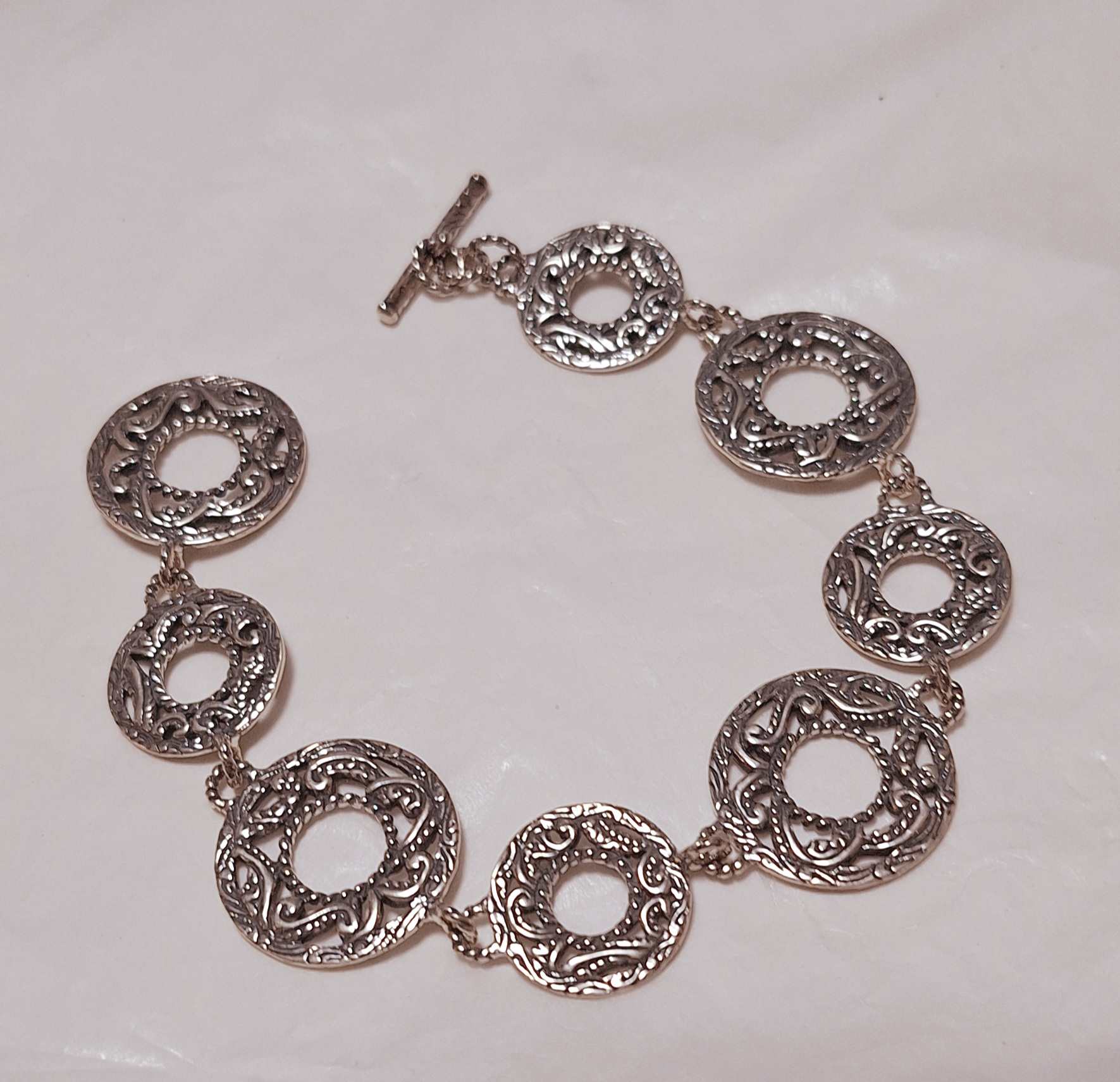 Sterling Carolyn Pollack Bracelet 29.89g